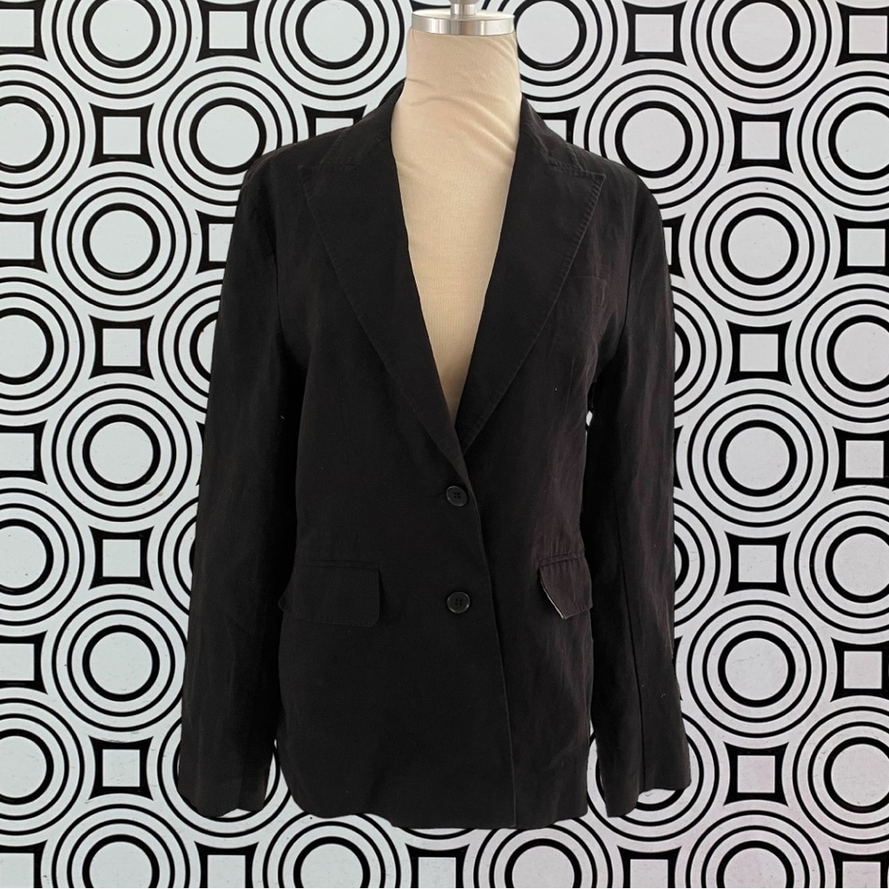 🇺🇸🇺🇸INES DE LA FRASSANGE UNIQLO black blazer jacket CLASSIC M